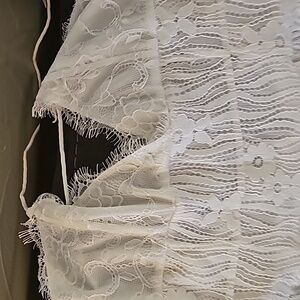 White lace dress